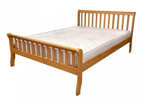 Artisan Milan Oak Finish Wooden Bed