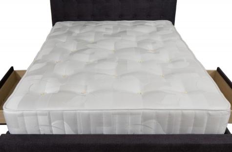 Extra Deep Ottoman Storage Bed Base with 1000 Pocket Mattress