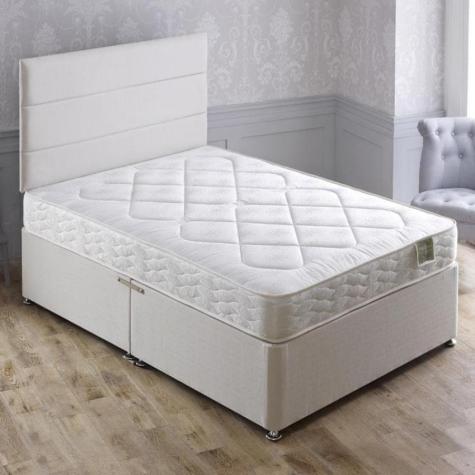 Apollo Marathon Quilted Divan Bed Set Mattress Headboard Included