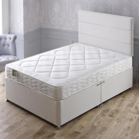 Apollo Marathon Quilted Divan Bed Set Mattress Headboard Included