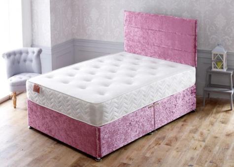 Apollo Hera Ortho Comfort Divan Bed Set with Orthopaedic Mattress Storage Base Headboard
