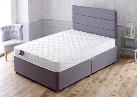 Apollo Cronus Divan Bed Set with Mattress Headboard Luxury Comfort Divan Bed UK