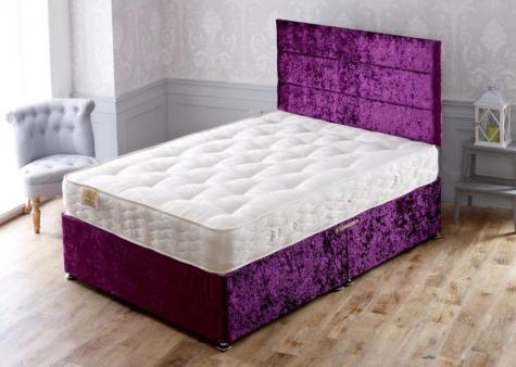 Apollo Beds Lakonia Divan Bed with Mattress Headboard Luxury Storage Bed Set UK