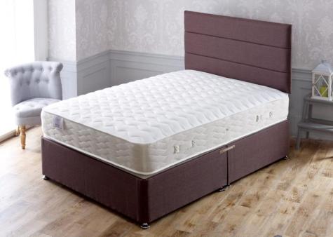 Apollo Beds Hades Divan Bed with Mattress Headboard Luxury Storage Bed UK