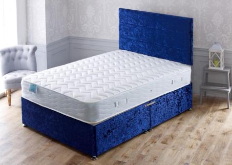 Luxury StressFree Divan Bed Set Complete with Premium Mattress Stylish Headboard Ultimate Comfort Storage Solution