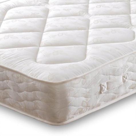 Apollo Beds Adonis Semi Orthopaedic Divan Bed Set with Mattress and Headboard Supportive Luxury UK Bed