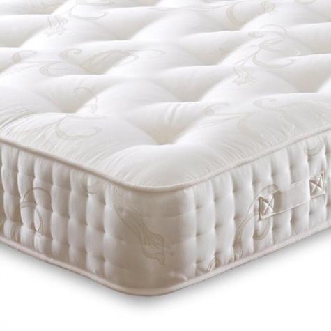 Apollo Beds Korinthian 1000 Pocket Sprung Divan Bed Set Includes Mattress Base Headboard MediumFirm Support