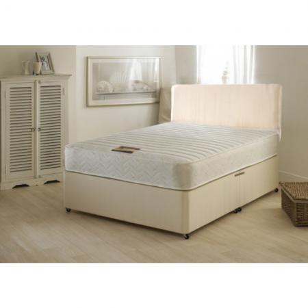 Apollo Beds New Midas Memory Foam Sprung Divan Bed Free Matching Headboard