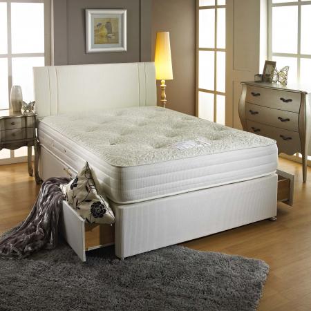 Dreamvendor Bamboo 1000 Pocket Sprung Divan Bed