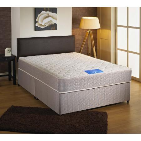 Dreamvendor Cambridge Memory Foam Sprung Divan Bed