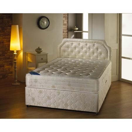 Dreamvendor Dorchester Orthopaedic Divan Bed Color Cream Sizes All