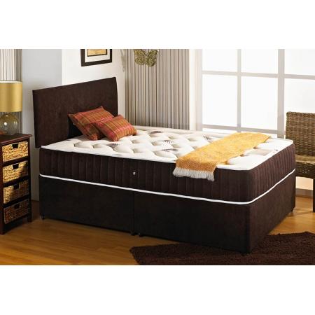 Dream Mode Cumbria Memory Foam Coil Spring Divan Bed