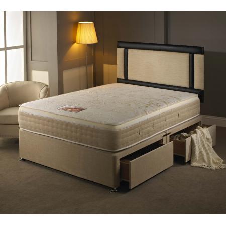 Dreamvendor President 1500 Pocket Spring Memory Foam Divan Bed