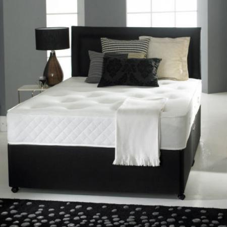 Dream Mode Silk Memory Orthopeadic Spring Divan Bed FREE Headboard