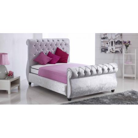 Select Beds Swan Crushed Velvet Bed